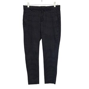 Banana Republic‎ Avery Navy Geometric Print Career Business Casual Pants
